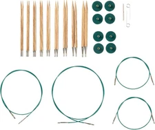 Knit Picks Options Square Wood 4 through 11, Foursquare Sunstruck 