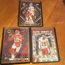 Panini Patrick Mahomes II 3-Card Lot 2023 Mosaic + Donruss Elite Elite Series