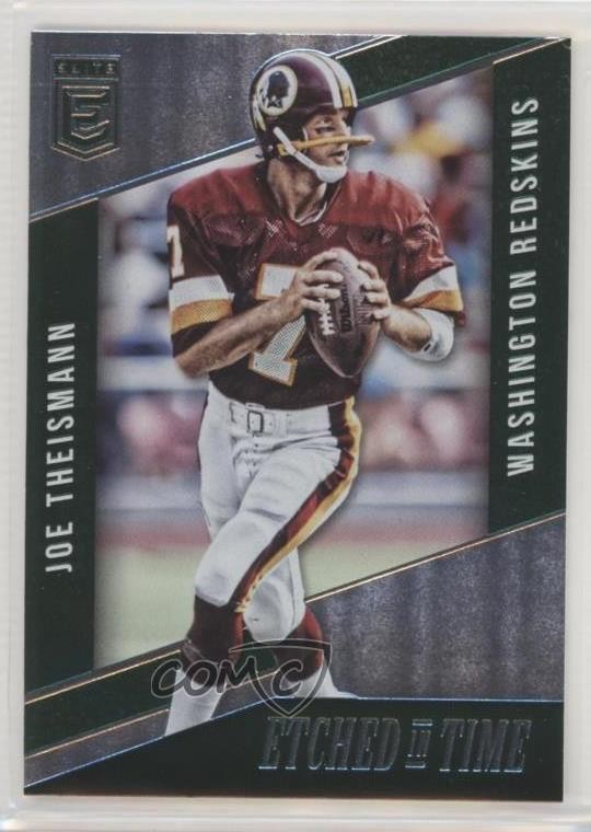 2016 Donruss Elite Etched in Time Green Joe Theismann #ET-JT 0a3