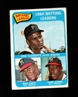 1965 Topps # 2 NL Batting Leaders Vg-Ex