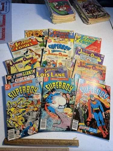 Lot Of Vintage Issues Superman Lois Rex Superboy DC Comic Books