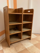Aktenbock  Ablageregal Büroregal  Holz, alt Dachbodenfund zum Aufarbeiten Berlin