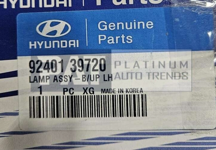 GENUINE HYUNDAI XG350 2004-2005 BACKUP LAMP ASSY LH=DRIVER SIDE, 92401 ...