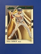 2021 Panini Absolute Trea Turner Extreme Team Green Foil Parallel NL All-Star SS