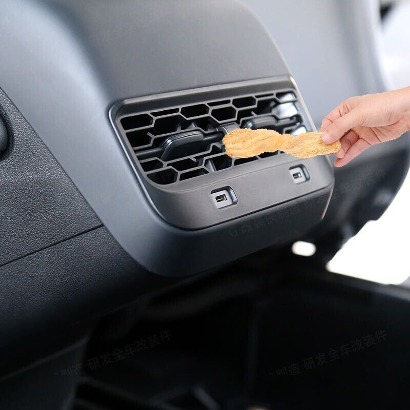 Tesla Model 3/Y Rear Air Vent Outlet Frame Protective Cover Trim Accessories