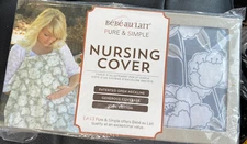 BeBe Au Lait Nursing Cover Descanso Gray Floral new