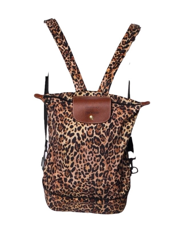 Longchamp x D’heygere Backpack Animal Print Le Pliage Nylon Leather gyuh image 2