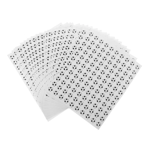  20 Sheets of Self-Adhesive Decals Sports Stickers Birthday Sports Ball Decals