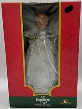 Kurt Adler 12” Fiber Optic Angel Treetop Tabletop Open Box Unused Tested Works