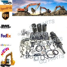 D722 Engine Overhaul Rebuild Kit Crankshaft For Kubota Tractor Excavator Gasket