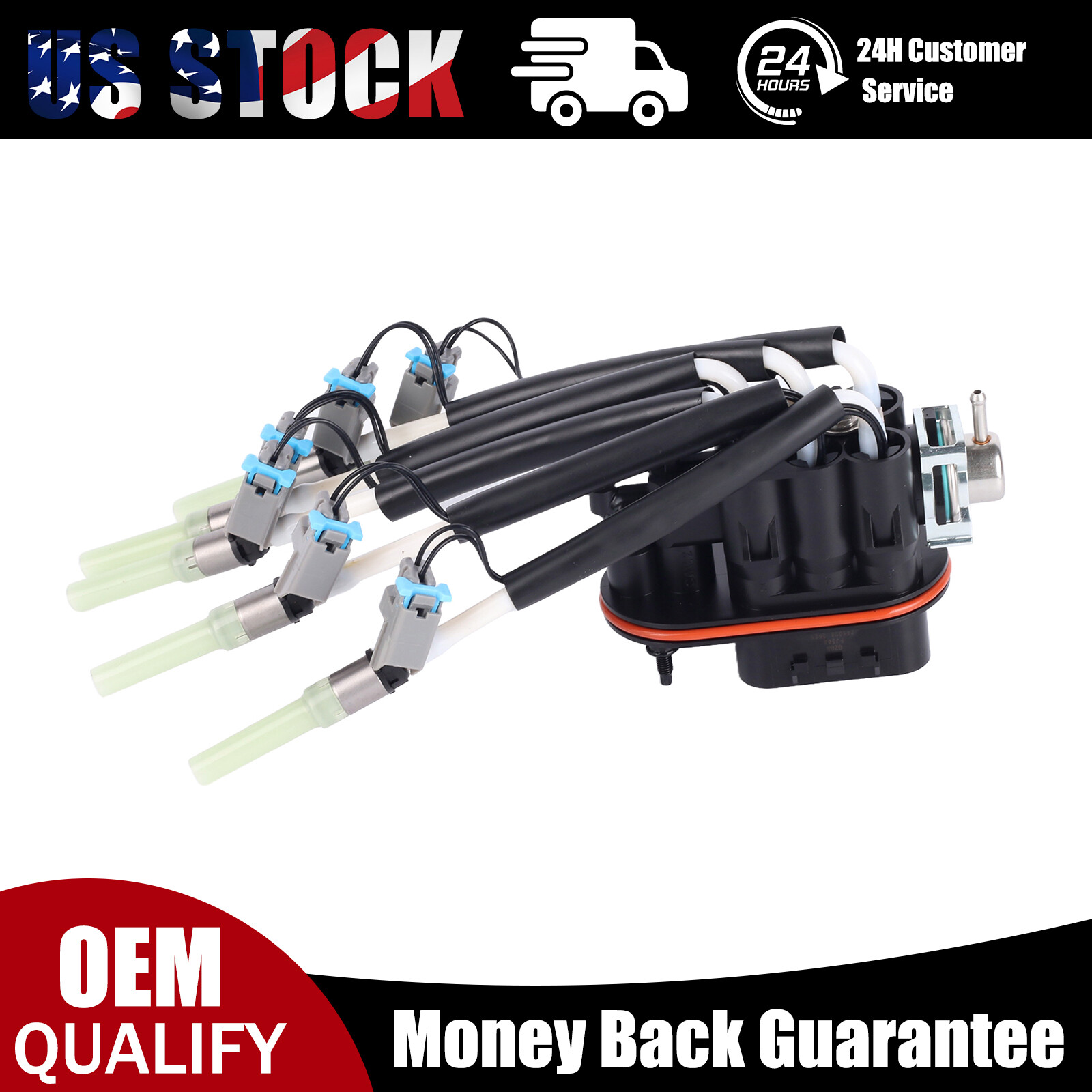 Spider Vortec Fuel Injector Assembly For GMC Chevy Trucks Pickup V6 4.3L FJ503