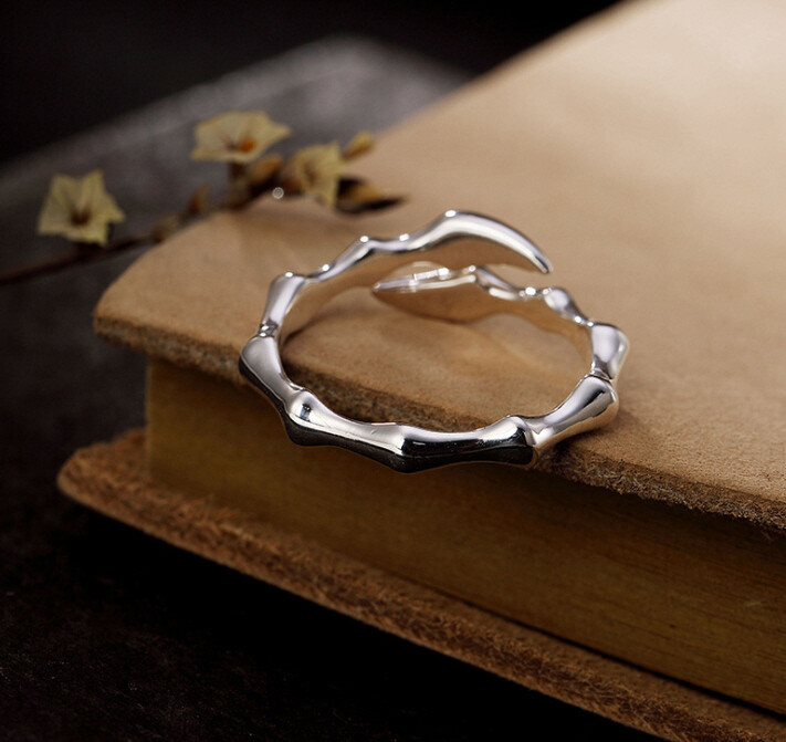 Anello In Argento Sterling 925 Con Punta In Argento Sterling - Foto 12