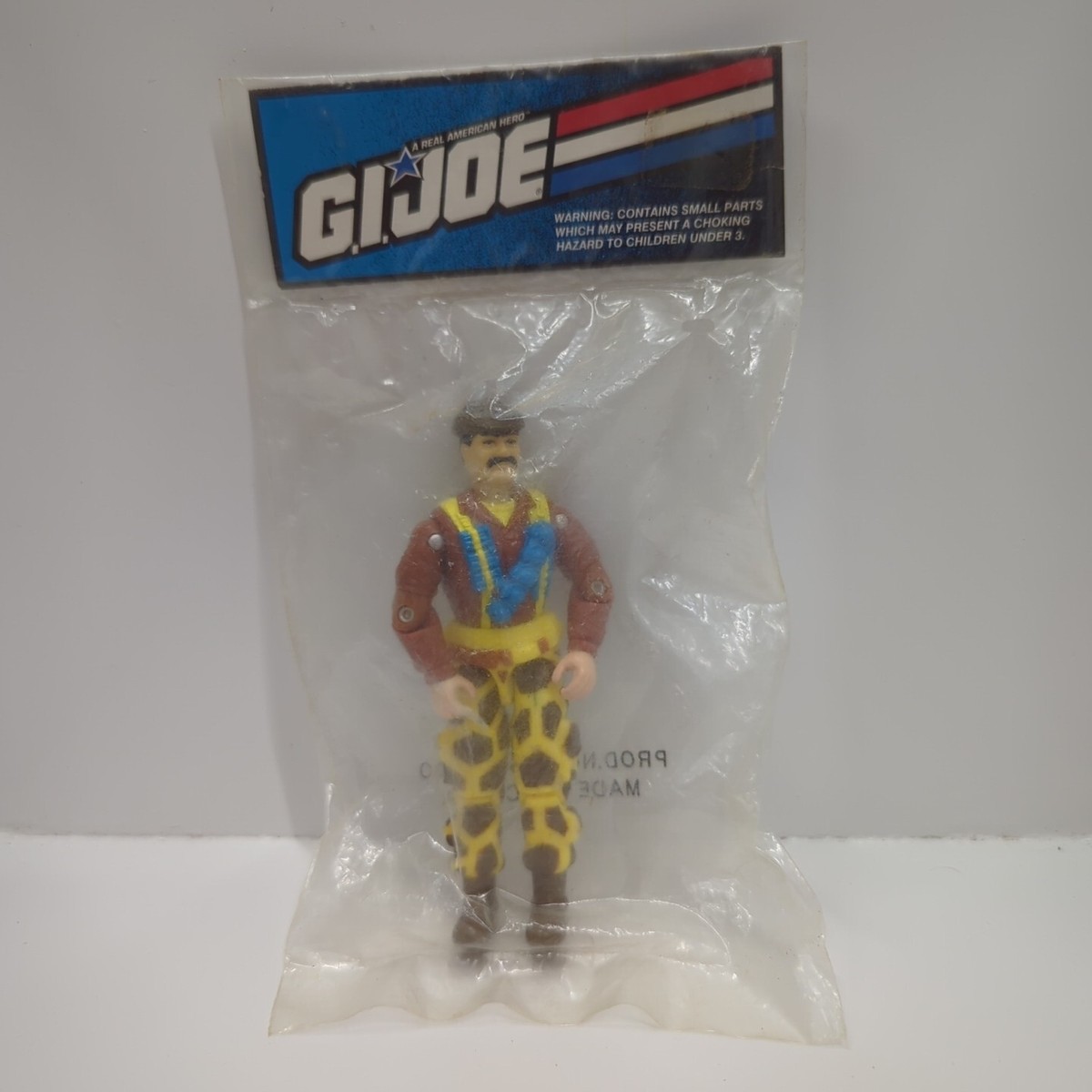 Rare Vintage 1993 GI Joe V3 Leatherneck Bagged Baggie SEALED Chuck
