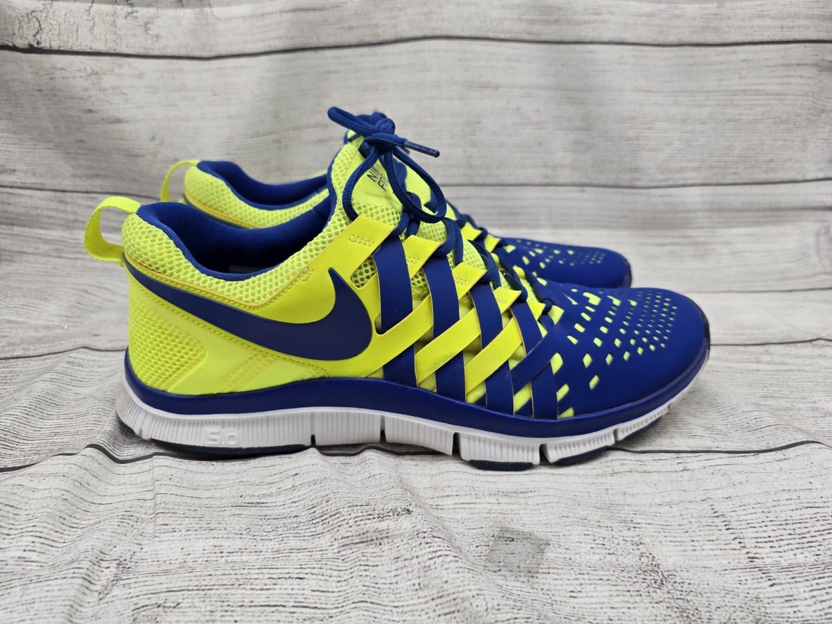 Nike Free Trainer 5.0 V4 Volt Hyper Blue for Sale  display picture 3