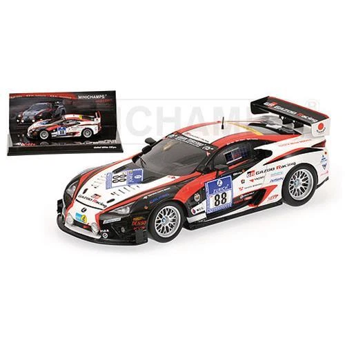 1:43 Minichamps Lexus Lfa Gazoo Racing Ishimura 2011 437111688 Modellino - Photo 2/2