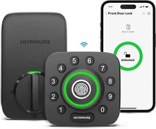 ULTRALOQ U-Bolt Pro WiFi Smart Lock with Door Sensor New!!!