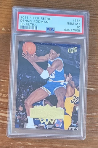 2013 Fleer Retro '95 Ultra #185 Dennis Rodman PSA 10 Chicago Bulls
