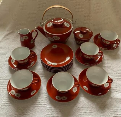 Vintage 1950s Noritake Nippon Toki Kaisha RED 