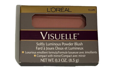 L'OREAL Visuelle Softly Luminous Powder Blush TULIPE (NEW In Original Box)