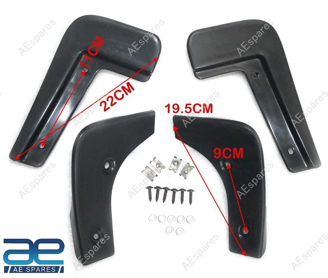 Mud Flap Set of 4 Compatible With Hyundai I20 Magna Type 3 2020-2023 view 2