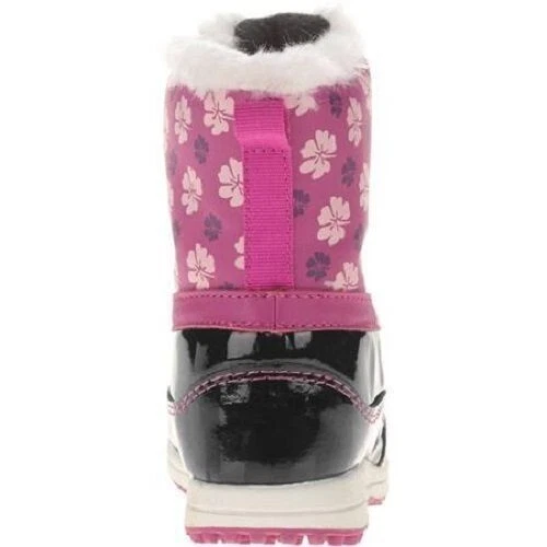 Новый девочка ясельного возраста 6 (18-24 месяцев) OZARK след зимние ботинки розовый цветы - Изображение 3 из 4
