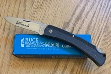 BUCK #424 GRAY WORKMAN KNIFE NEVER USED IN BOX  N11