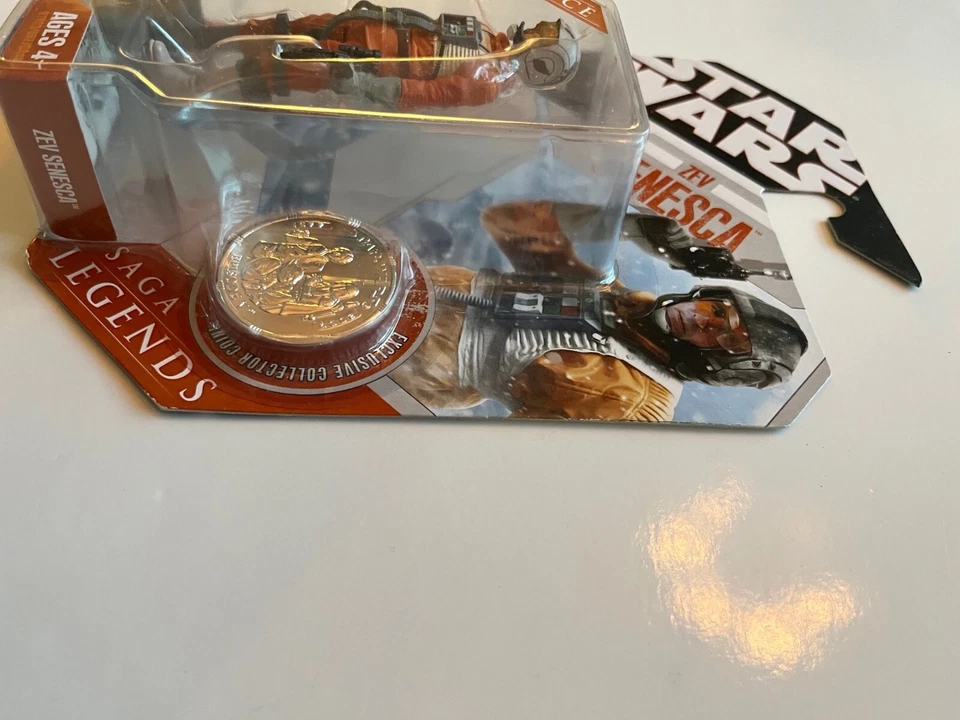 Figura de acción Star Wars Zev Senesca Fan's Choice Clone Wars Saga Legends nueva fuera de stock Foto 3 de 4