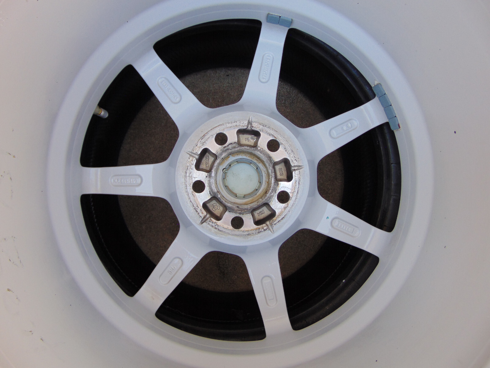 1 USED Silver OEM Aston Martin Vantage 19X9.5 REAR Rim TPMS 6G33-1007 FREE SHIP
