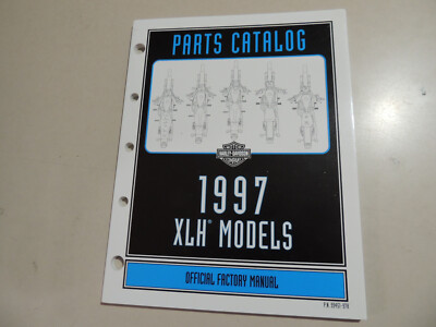 1997 HARLEY-DAVIDSON Sportster XLH 883  XLH 1200    Parts catalog Teilekatalog