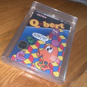 Brand New 1989 Q*Bert Qbert NES Factory Sealed H-Seam Game VGA 75 Graded 