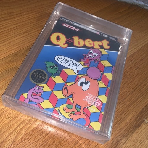 Brand New 1989 Q*Bert Qbert NES Factory Sealed H-Seam Game VGA 75 Graded - Picture 4 of 6