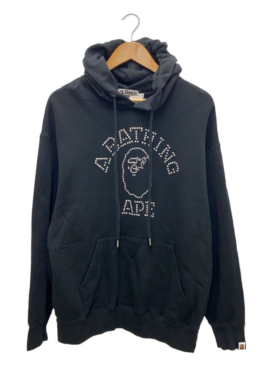 A Bathing Ape 黒色スウェット Lサイズ A BATHING APE '大猿'クルーネックスウェット BAPE 黒 ブラック