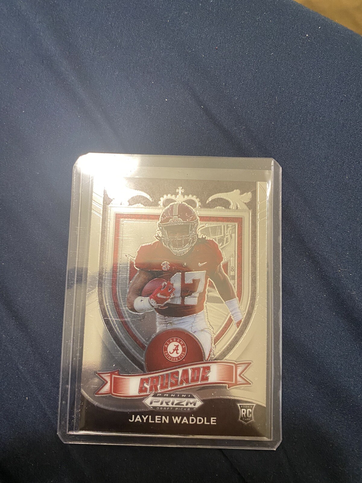 2021 prizm draft picks football jaylen waddle crusade