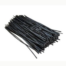 1000 Pcs 6 Inch Reusable Plastic Cable Twist Ties with Rugged Metal Inner Core