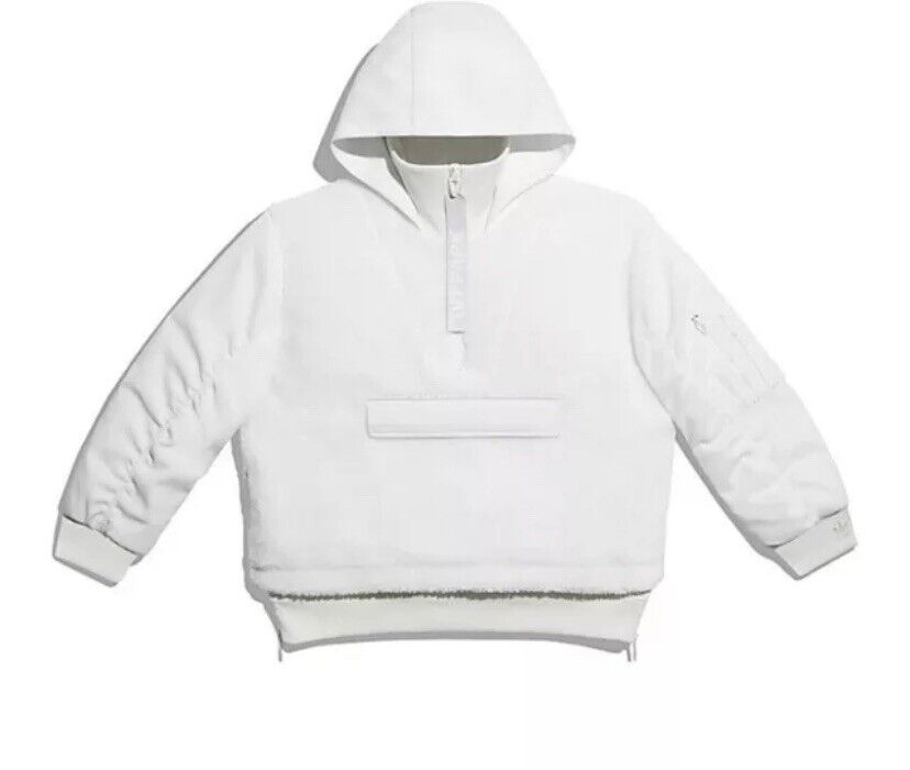 Adidas x Ivy Park Icy Park 1/2 Zip Sherpa Jacket White Adidas x Ivy Park Icy Park 1/2 Zip Sherpa Jacket White