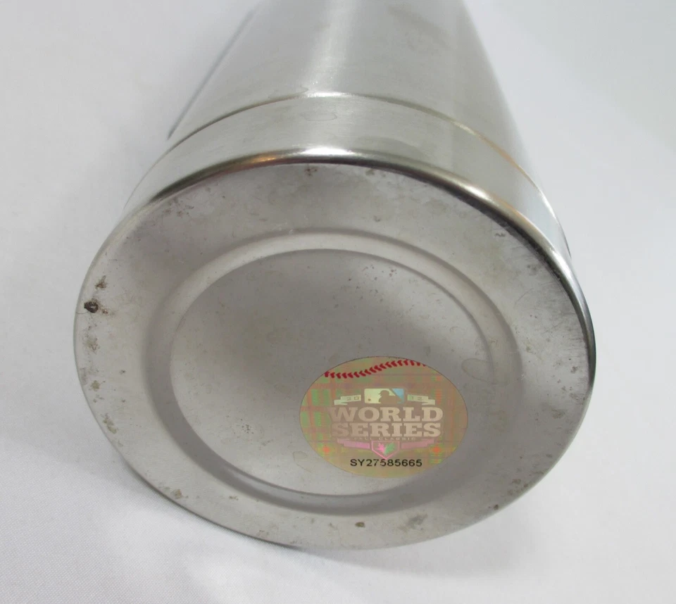 RARO Metal 2012 SF Giants Serie Mundial Campeones Termo LICENCIA Botella de Agua Foto 2 de 4