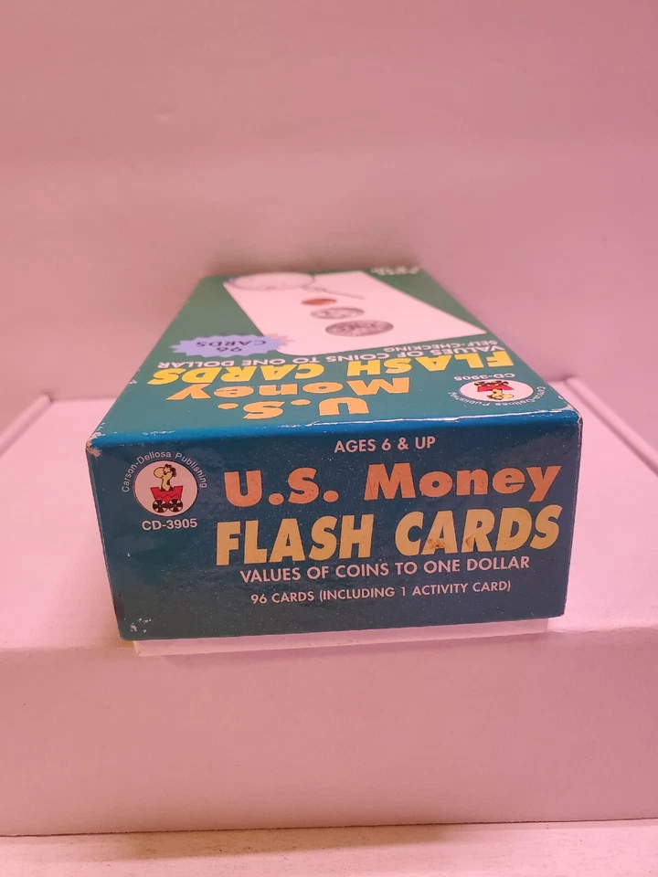 Carson-Dellosa Publishing moneda de dinero de Estados Unidos tarjetas flash 96 vista de práctica Foto 3 de 4