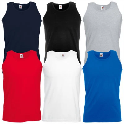 SONDERPOSTEN Athletic Vest Tank Top T-Shirt Fruit of the Loom S - 5XL NEU - Bild 1 von 2