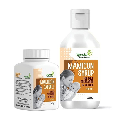 Mamicon Capsule 30cap and Syrup 200ml Combi Pack I For Milk Secretion ...