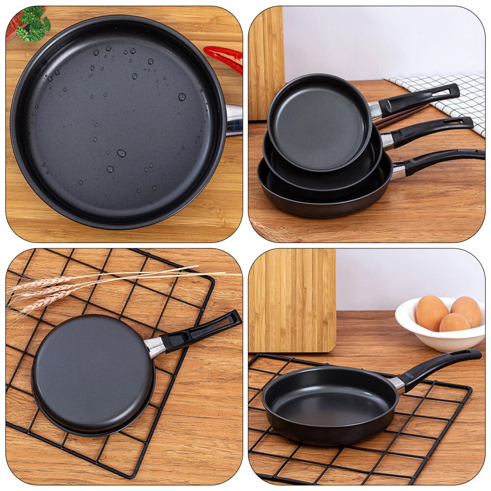 Egg Cooker Pan Rounded Non- Stick Pan Egg Skillet Pan Non- Stick Crepe Pans