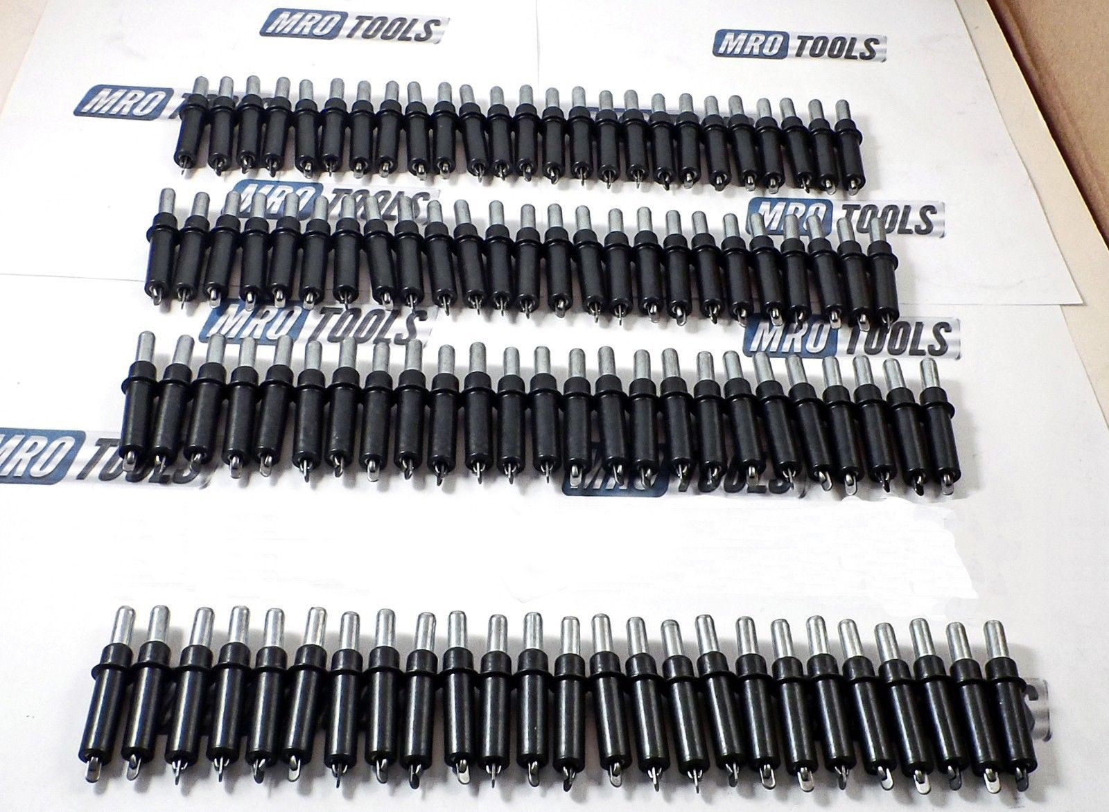 25 Pack 3/16 Cleco Fasteners With Mesh Bag - Sheet Metal Clamps For Auto Body & Aircraft - View #7