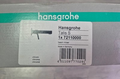 HANSGROHE TALIS S EINHEBEL-WASCHTISCHMISCHER 72110000 CHROM + ABLAUFGARNITUR