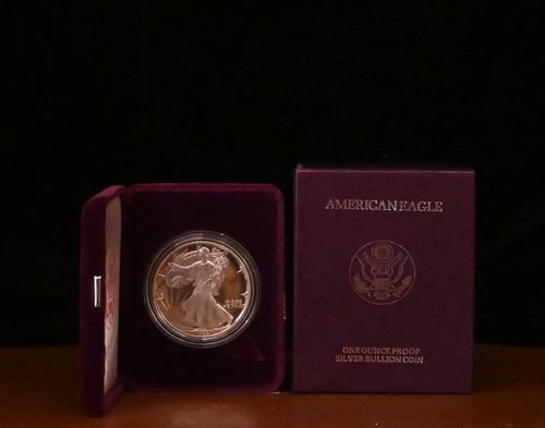 1993-P American Silver Eagle Proof — photo from the most recent tracked eBay sale
