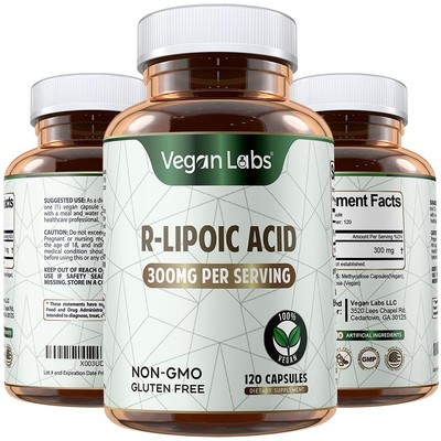 VITABAY R-Alpha Lipoic Acid 300mg | 240 Vegan Capsules | High Dose Antioxidant | Bioavailable & Lab-Tested Supplements | International Shipping Available | Buy Now With Express International Delivery - View #8