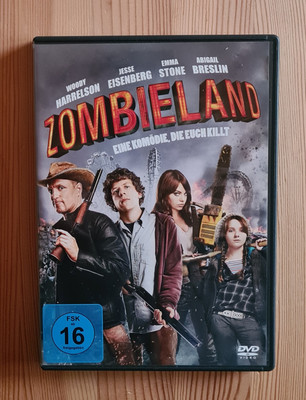 Zombieland (2009) [DVD) Woody Harrelson, Jesse Eisenberg, Bill Murray