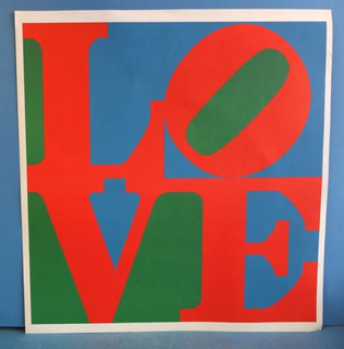 Robert Indiana 1928 2018 Color Serigraph "Love" 1967