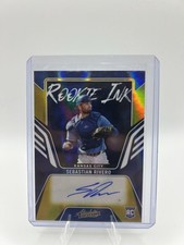 2022 Panini Absolute Rookie Ink Spectrum Gold 1/10 Sebastian Rivero Auto