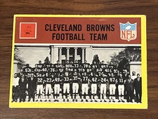 1967 Philadelphia Cleveland Browns #37 Team Photo Card 1967CB2