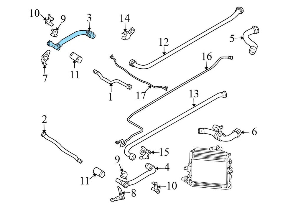 2005-2012 PORSCHE 911 - Front Stabilizer / SWAY BAR 99734370107 - Image 3 of 4