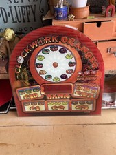 Vintage glass Clockwork Orange Fruit Machine Panel  